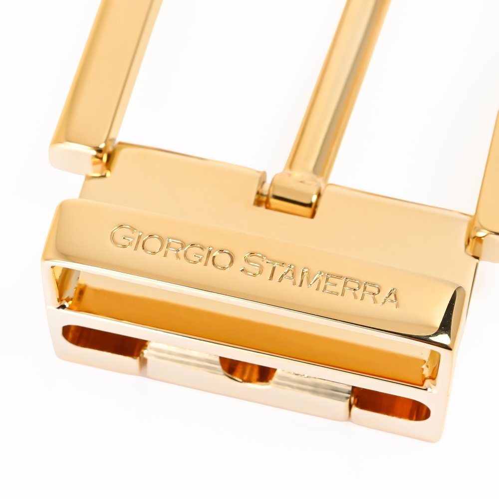 ジョルジオスタメッラ バックルのみ ストリンガシステム用バックル 3cm FBM9 ゴールド ブラス100% made in Italy 送別会 誕生日 お中元 結婚祝い 結婚式 高級 父の日 母の日 ホワイトデー
