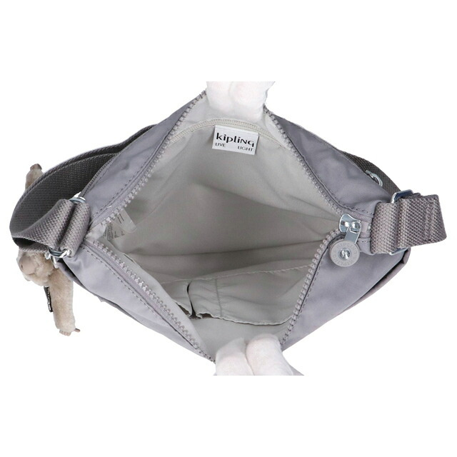 キプリング ショルダーバッグ レディース ブランド Kipling アルト ロゴ ワンポイント 無地 K19911-8DH Inviting Grey グレー