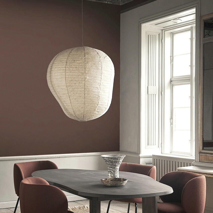 ferm LIVING ファームリビング Kurbis カービス ランプシェード L 高さ80cm （シェードのみ） シェード ジャパンディ 和紙北欧 ランプシェード 天井照明 ペンダントライト シェードのみ 和紙 和モダン