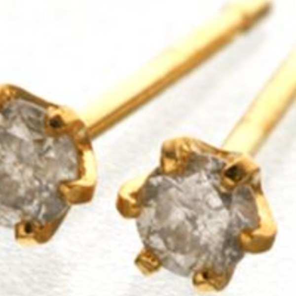ダイヤモンドピアス 0.1ct 3ペアセット 18金 K18 レディース アクセサリー ジュエリー シンプル 6本爪 一粒ダイヤ スタッドピアス ギフト プレゼント