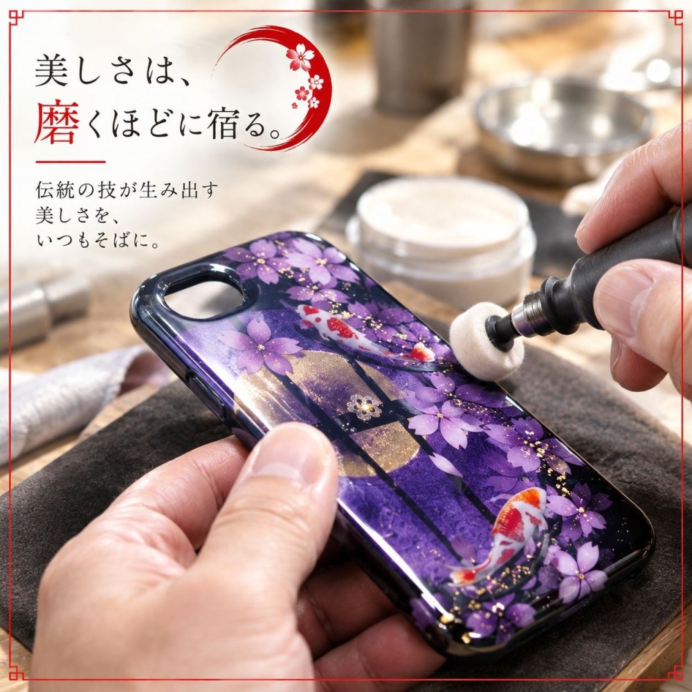 【全機種対応】スマホケース『奈』名入れ 送料無料 和柄 和風 桜 職人 伝統工芸 ハンドメイド ハードケース 手帳型 iPhone 17 Xperia AQUOS Android 各機種対応
