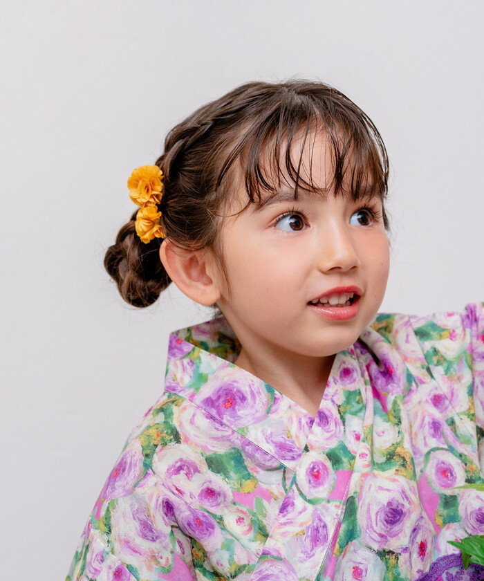 ヘアクリップ お花 2個セット 通販 日本製 Rora キャサリン 髪留め 髪飾り 子供 女の子 キッズ フラワー お団子 かわいい おしゃれ 可愛い 浴衣 夏祭り 甚平 ヘアアクセサリー フォーマル 結婚式 発表会 入学式 卒園式 キッズファッション