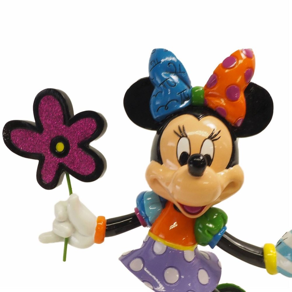 ミニー ウィズ フラワー 21.5cm | ロメロ・ブリット Romero Britto デザイン アート 正規輸入品