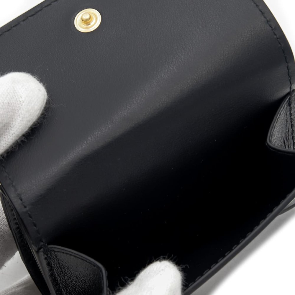 選べる3色 ボッテガヴェネタ BOTTEGA VENETA 三つ折り財布 レディース メンズ イントレチャート タイニー ミニ財布 本革 小銭入れ付き ブラック グリーン ベージュ 666944 V3UH2