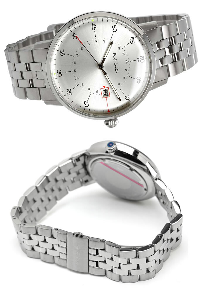 ポールスミス Paul Smith 腕時計 メンズ 革ベルト 41mm レザー ステンレス クラシック ブランド 人気 ウォッチ ギフト プレゼント ゲージ GAUGE P10071 P10072 P10073 P10074 P10075 P10079
