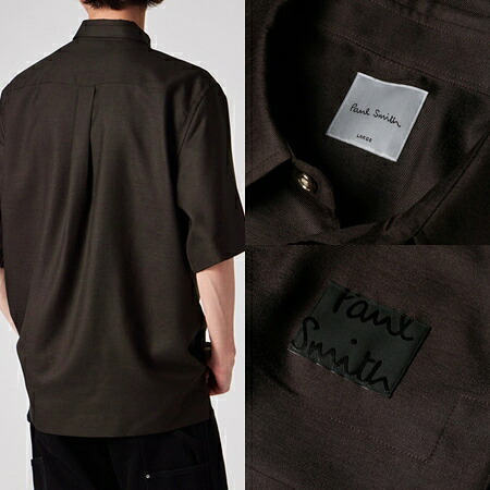 【無料ラッピング】 ポールスミス Paul Smith シャツ Cropped Logo ソリッド 半袖シャツ カジュアルシャツブランド 正規品 新品 ギフト プレゼント 人気 おすすめ 誕生日 記念日 クリスマス 送料無料 psm522389