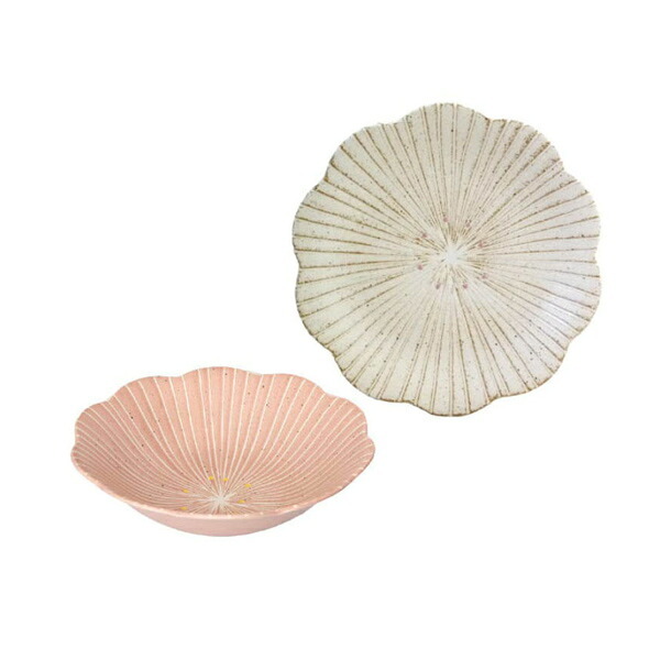 はなこまち だんらんセット 和食器 食器セット 取り皿 小鉢 ファミリー 来客用 おしゃれ 花柄 結婚祝い 新築祝い ギフト〈00482〉 M-mode
