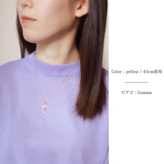 ゴールド ネックレス K18 18金 ネックレス クロス ゴールド ネックレス チェーン 十字架 キリスト ロザリオ 選べる3色 イエロー ピンク ホワイト シンプル 華奢 上品 ご褒美 彼女 妻 女性 レディース 誕生日 プレゼント ハロウィン 【品番：CG-AK-2123】