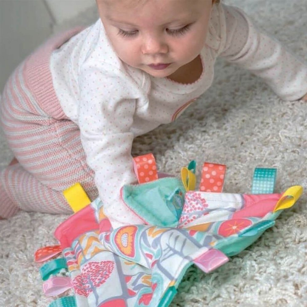 メリーマイヤー タギーズ コンフィブランケット カラーブロック 30cm | 毛布 タオル ベビー 赤ちゃん 0歳 用品 安全 Mary Meyer 正規輸入品