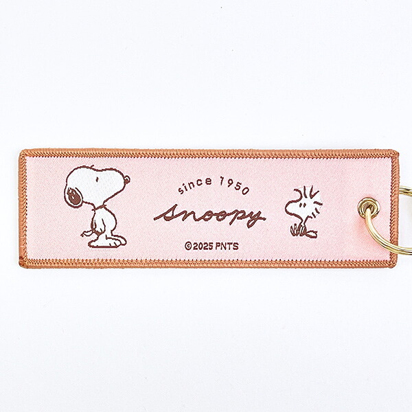 スヌーピー 織りキーホルダー レッド コミック Myselect SNOOPY