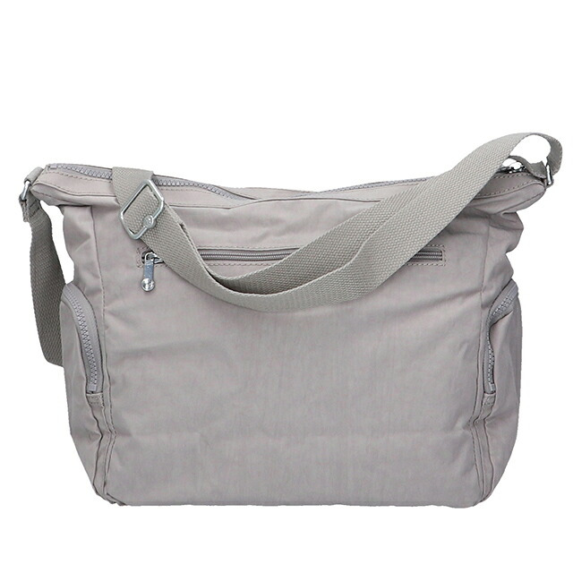 キプリング ショルダーバッグ レディース ブランド Kipling ギャビー ロゴ ワンポイント 無地 K15255-89L Grey Gris グレー