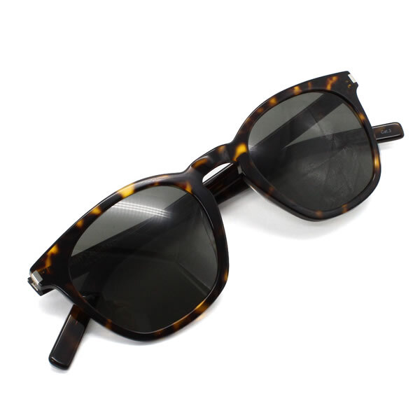 サンローラン サングラス SAINT LAURENT SL 28 SLIM-003 SL28-SLIM-003 ハバナ グレー サングラス グローバルフィット メンズ レディース ユニセックス