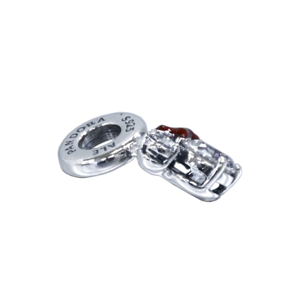 ボックス・ショッパー付 PANDORA(パンドラ) ★ Disney Minnie Mouse Silhouette Dangle Charm ★ ディズニー ミニーマウス シルエット ダングル チャーム ★ ブレスレット カスタマイズ アクセサリー シンプル 日常使い 誕生日 記念日 母の日 プレゼント ギフト｜チャーム 単品