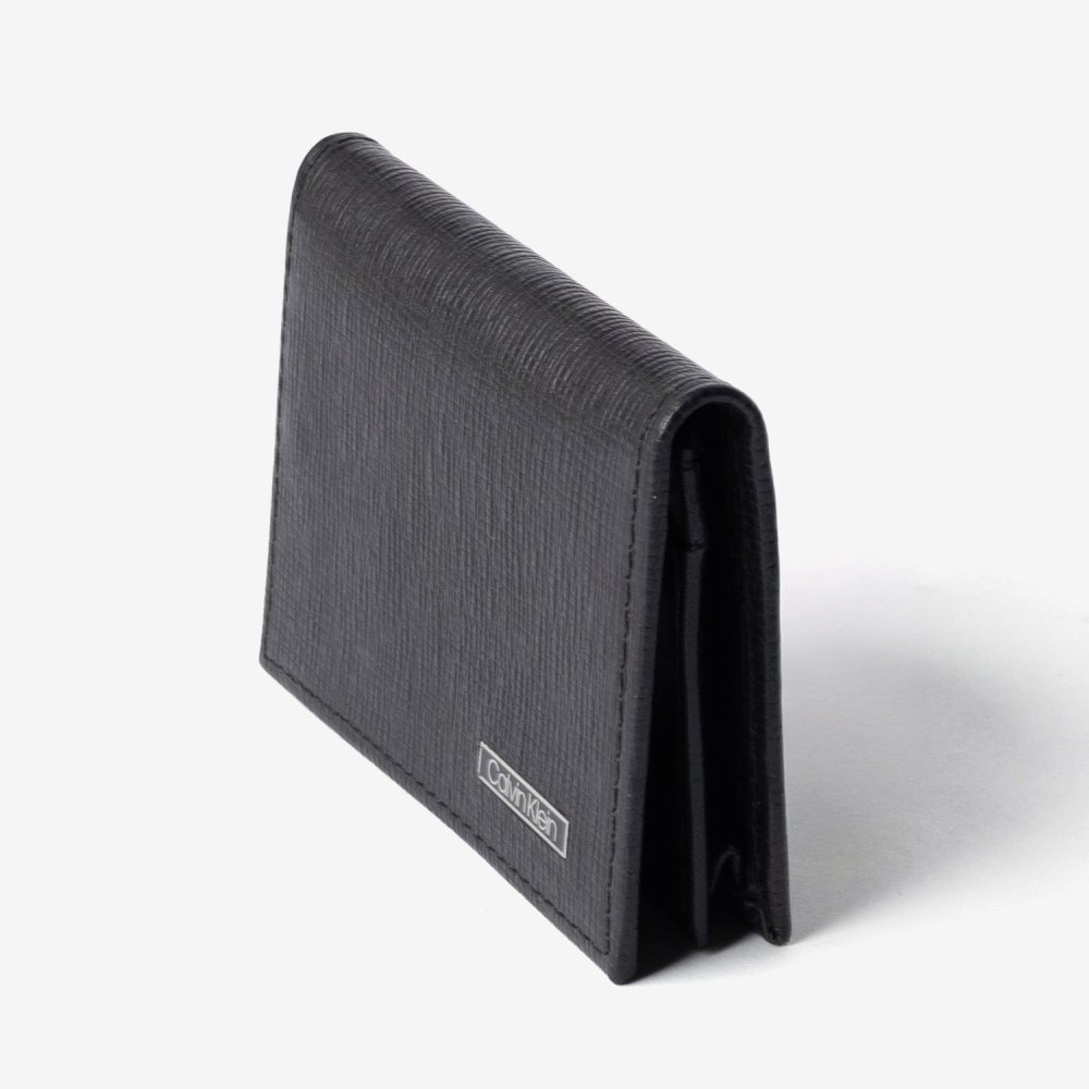 カルバンクライン Calvin Klein LEATHER CARD CASE レザーカードケース 31CK200003 二つ折り財布 メンズ 財布