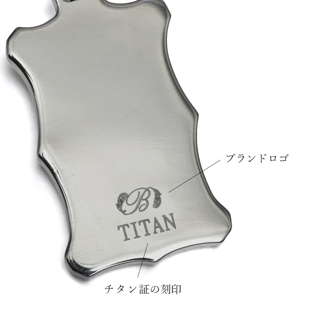 ハワイアンジュエリー ネックレス 金属アレルギー 対応 純チタン ネックレス 刻印 無料 誕生石 ウェーブプレート Lサイズ チェーン 長さ選べる ステンレスより軽く肌に優しい メンズ レディース プレゼント ハロウィン 【品番：CG-TIP407L】