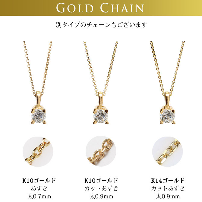 選べる誕生石 ネックレス K14 ゴールド ネックレス ハワイアンジュエリー ネックレス 14K K14ゴールド 14金 イエローゴールド 一粒 10Kあずきチェーン太0.7mm ギフトラッピング可能 BYTHESEA 彼女 妻 女性 レディース 誕生日 プレゼント ハロウィン 【品番：CG-GP501】