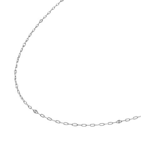 【無料ラッピング】  ヨンドシー 4℃ K10ホワイトゴールド チェーンネックレス ブランド 正規品 新品 ギフト プレゼント 人気 おすすめ 誕生日 記念日 クリスマス 送料無料