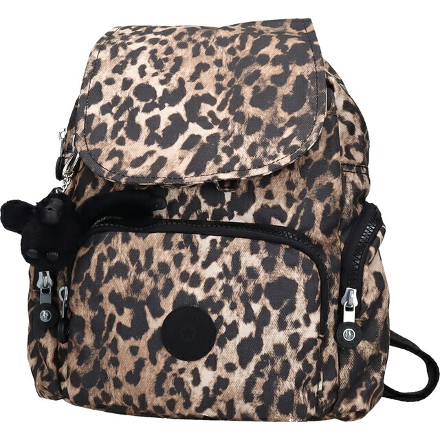 キプリング リュック レディース ブランド Kipling シティジップ ミニ バックパック リュックサック スクールバッグ  KI3735-6JP Wild Leopard