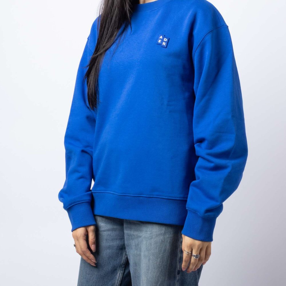アーダーエラー ADERERROR SIG BL TAG SWEATSHIRT 01 シグ ブルー タグ スウェットシャツ BO42FYSW0101 トレーナー ユニセックス トップス