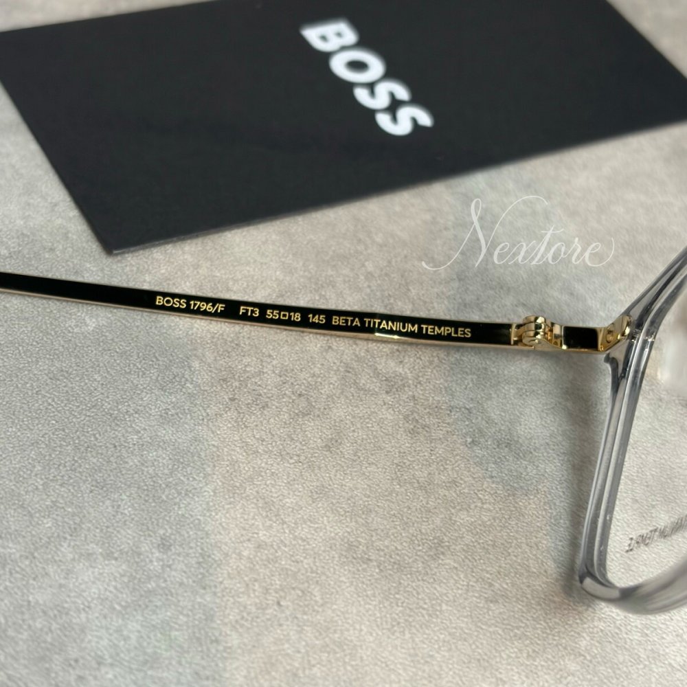 【並行輸入品】【正規品・新品】BOSS ボス BOSS1796/F FT3 BETA TITANIUM TEMPLE サングラス メガネ 眼鏡 メンズ レディース 伊達メガネ ビジネス 普段使い おしゃれ プレゼント ギフト 送料無料