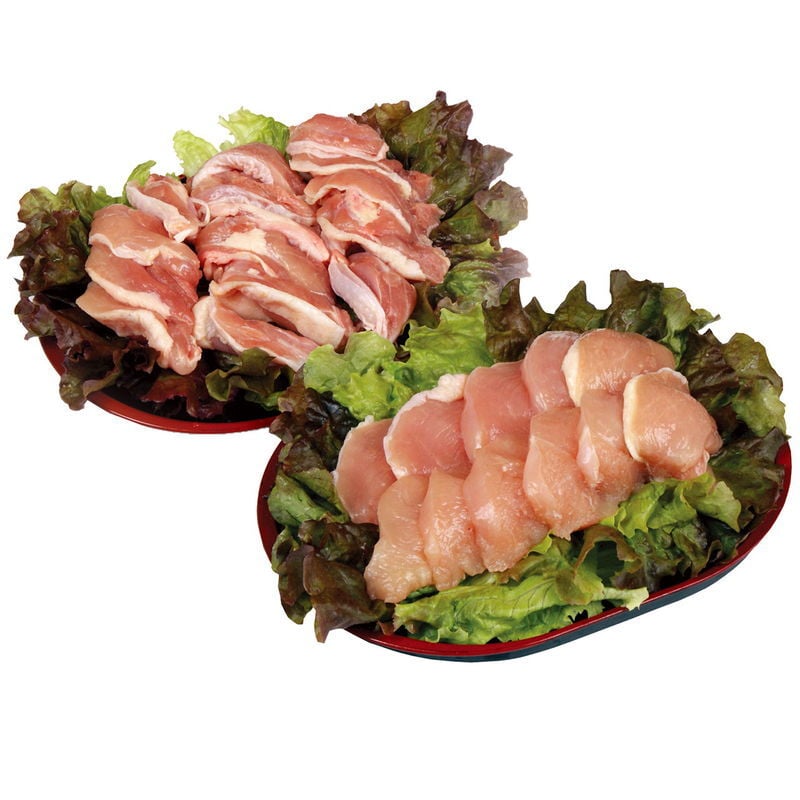 大山どり 大山どり 焼肉用 ムネ・モモセット 計600g (MCDSYM3N3) [お中元][お歳暮] ※送料無料(北海道・沖縄・離島への配送不可)