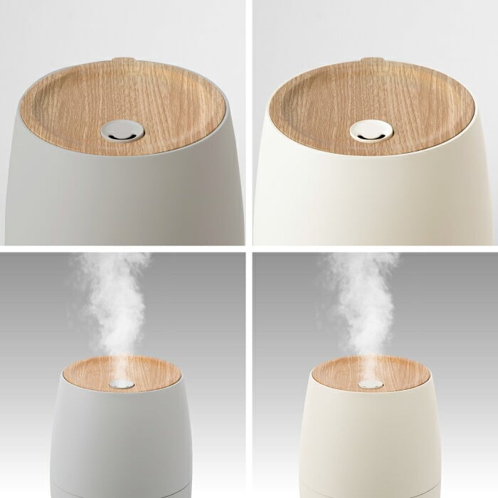 加湿器 上部給水 アロマ加湿器 超音波式 2.5L 大容量 フォグモイスト ウッド調 木目調 アロマ対応 抗菌 静音 無段階調節 ミスト 卓上 寝室 リビング オフィス 乾燥対策 保湿 風邪予防 お手入れ簡単 おしゃれ 北欧 ナチュラル 冬 ギフト 新生活 THREEUP スリーアップ 冬物家電