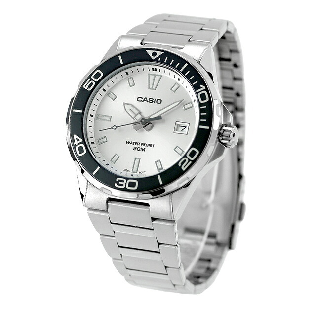 カシオ チープカシオ CASIO スタンダード クォーツ 電池式 MTD-145D-7AV 海外モデル メンズ チプカシ 腕時計 ブランド アナログ シルバー