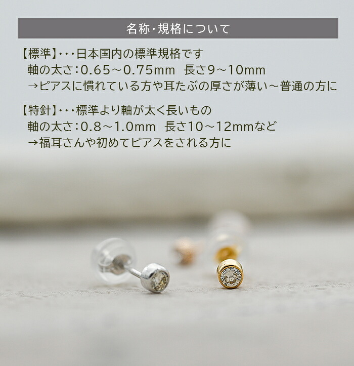 【日本製・鑑別書つき】ピアス セカンドピアス 天然ダイヤモンド 一粒 ふせこみ レディース K18 0.06ct 片方 0.5ペア 金属アレルギー対応 18金 18K メンズ ダブルロックキャッチ 地金【全品1個ずつバラ売り】 プレゼント