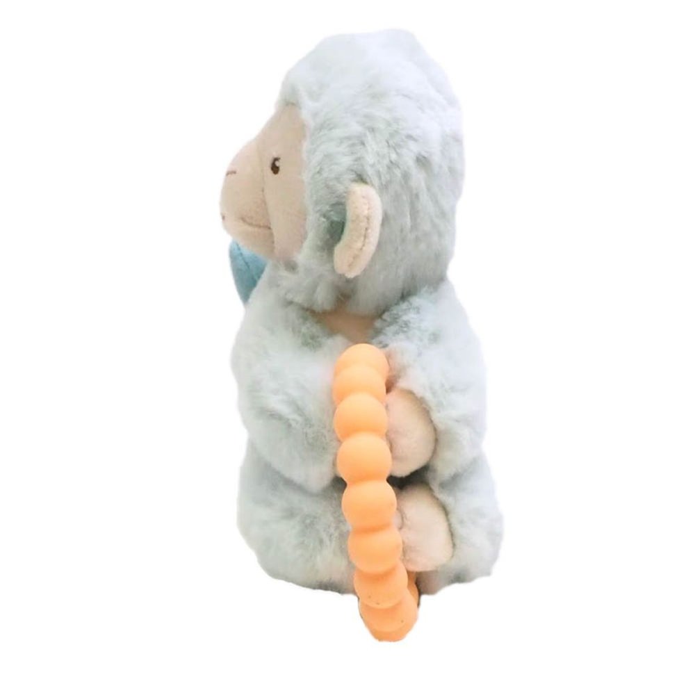メリーマイヤー モンキー ティーサーラトル 14.2cm サル | ぬいぐるみ ナチュラルカラー 動物 どうぶつ ファーストトイ ベビー 赤ちゃん こども Mary Meyer 正規輸入品
