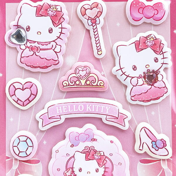 サンリオ ハローキティ ジュエルマシュマロシール (スパークルジュエル) 文具 Sanrio