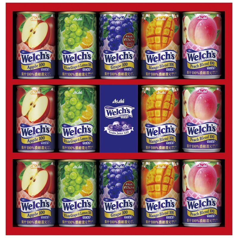 お歳暮・冬ギフト アサヒ飲料 Welch’sギフト No20 (W20T) ※送料無料(北海道・沖縄・離島への配送不可)