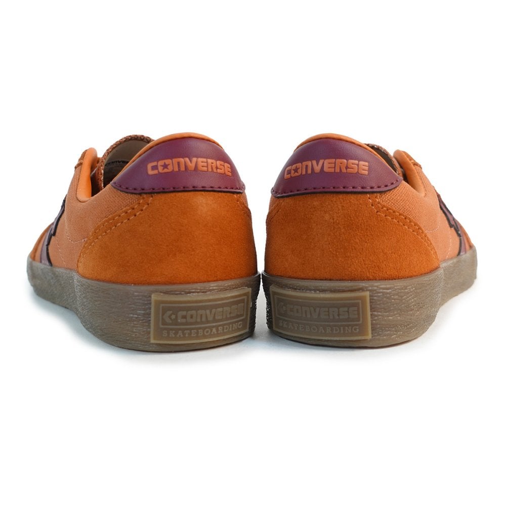 コンバース CONVERSE スニーカー メンズ レディース ローカット ロードクラシック SK OX オレンジ/バーガンディー ROADCLASSIC SK