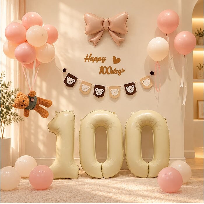 誕生日飾り付け 通販 ハーフバースデー 100日祝い飾り コンフェッティ スターガーランド 数字バルーン デコレーション バースデー パーティー 男の子女の子 1歳誕生日 おうちスタジオ 記念日フォト 室内装飾 インスタ映え 百日祝い