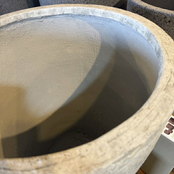 鉢カバー おしゃれ 大型 18号 15.5号 12号 XL L M サイズ 植木鉢 KONTON コントン カプリ ベアルート 丸型 縦長 トール ファイバーストーン 軽量 室内 屋内 高級 北欧 モダン ナチュラル 観葉植物用 シンボルツリー サボテン 多肉植物 特大 玄関 プランター 底穴なし