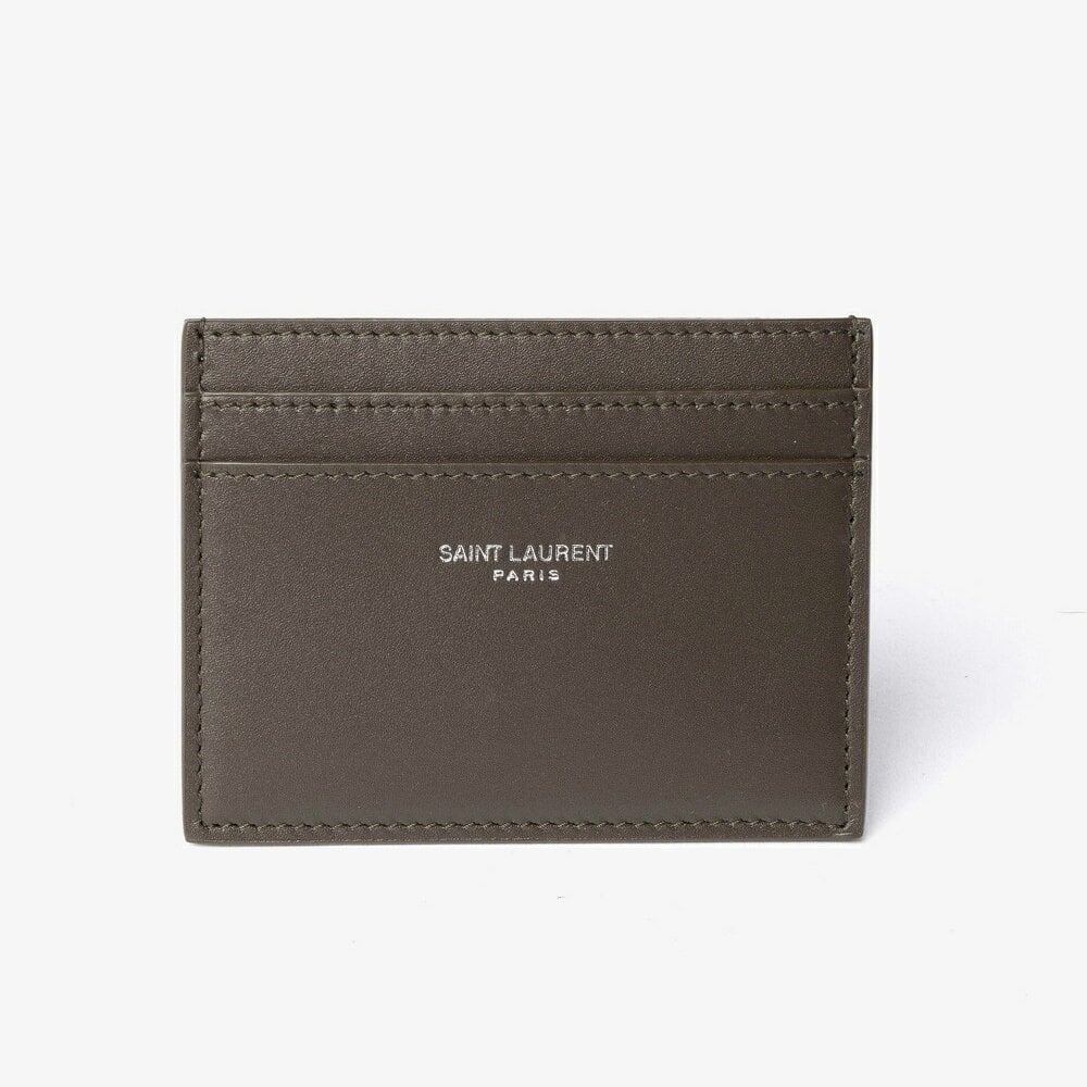 サンローラン SAINT LAURENT CARD HOLDER WITH EMBOSSED SAINT LAURENT PARIS SIGNATURE. 375946 0U90E カードケース ユニセックス 財布 小物