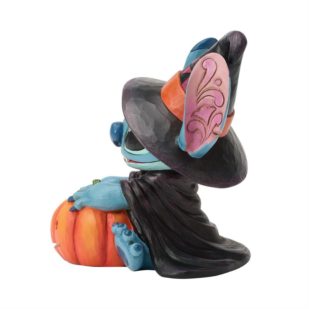 ジム ショア Jim Shore ディズニー トラディション Disney Traditions スティッチ ウィッチ バイ ジャック・オ・ランタン 置物 フィギュア 人形 6017942 リロアンドスティッチ インテリア ＜ハロウィン＞