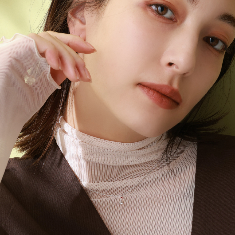 【とっておきの贈り物】 誕生石 ネックレス 妻 彼女 日本製 ペンダント 天然石 × イタリア製 チェーン 金属アレルギー対応 ゴールド  シルバー SV925 プラチナ 18金 K18 18K 仕上げ 普段使い 結婚記念日 誕生日 プレゼント ギフト メッセージカード【送料無料】【ラッピング無料】 