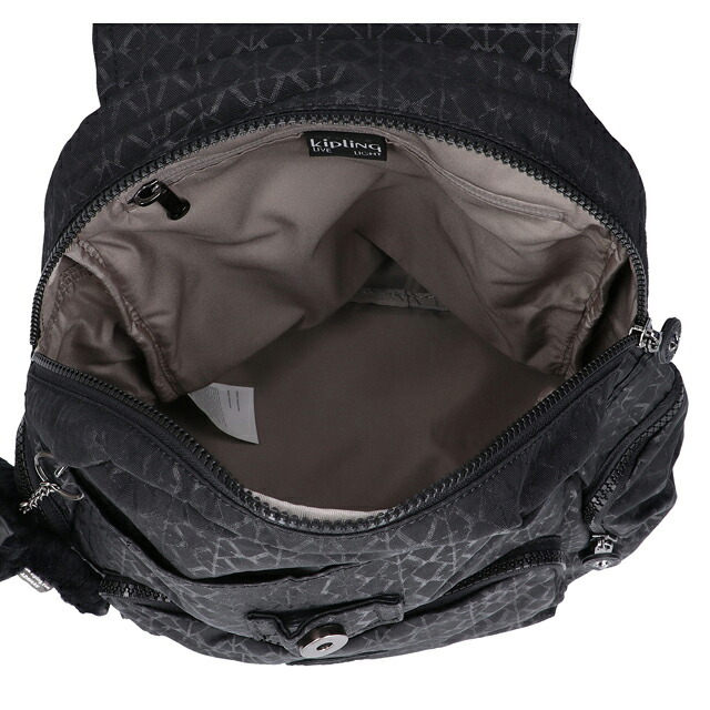 キプリング リュック レディース ブランド Kipling シティジップ S バックパック リュックサック スクールバッグ  KI5634-K59 Signature Emb