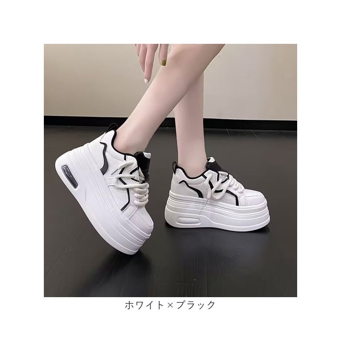 ダッドスニーカー 厚底 レディース おしゃれ 通販 厚底スニーカー ボリュームスニーカー チャンキースニーカー プラットフォームスニーカー かわいい オシャレ 通学 通勤 カジュアル スタイルアップ 女性 女子 韓国 ストリート 軽量 春夏秋冬 レディース靴