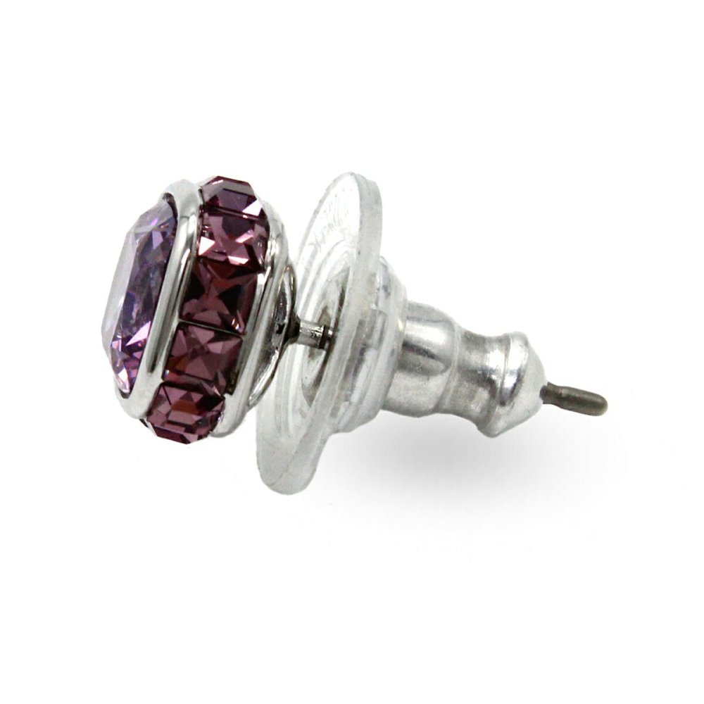 スワロフスキー swarovski ピアス アクセサリー 誕生石 2月 5660797 Birthstone バースストーン スタッドピアス レディース パープル 海外正規品