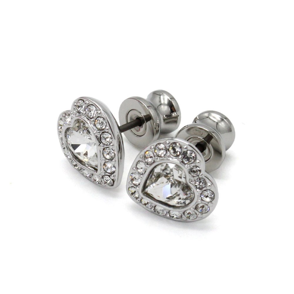スワロフスキー swarovski ピアス アクセサリー 5720859 Ariana Grande x Swarovski ハート スタッドピアス レディース シルバー 海外正規品