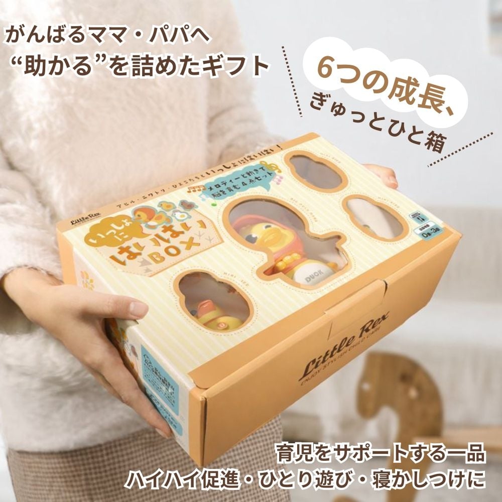 【ラッピング無料・熨斗対応】赤ちゃん おもちゃ ハイハイ ひよこ 4点セット 知育玩具 音楽 ライト 出産祝い ハーフバースデー 誕生日 ギフト