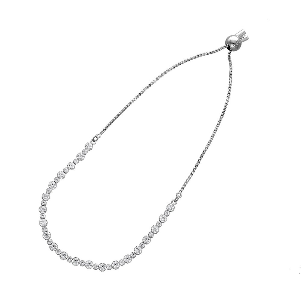 スワロフスキー swarovski ブレスレット チェーンブレスレット 5677813 Matrix Tennis マトリックステニス アクセサリー レディース シルバー+ホワイト 海外正規品