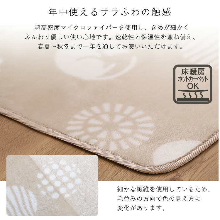 洗えるデザインキッチンマット 50×120cm【クッチーナ2 -Kuchnia2- 】 ラグ カーペット マットレス ウォッシャブル すべり止め オールシーズン 北欧 小さめ ダニ対策 クッチーナ2-Kuchnia2- 敷きマット 寝具マット 寝具用品