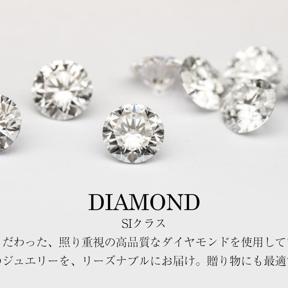 ネックレス ダイヤモンド 0.5ct Hカラー SIクラス プラチナ PT900 K18 ゴールド 一粒 ソリティア[ララクリスティー]