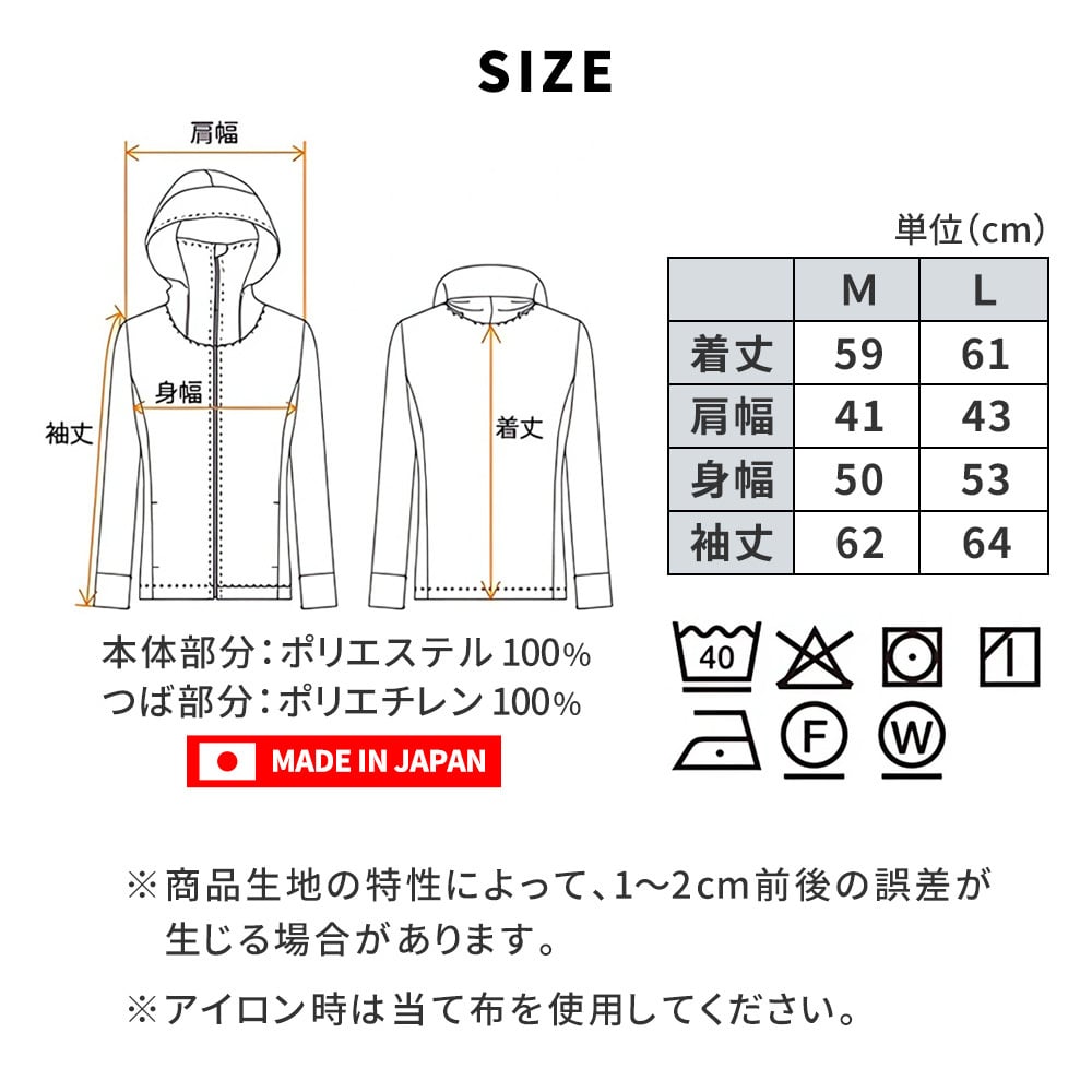 着るセラピストパーカー 日除け 日本製 近赤外線カット86％ 紫外線 UVカット98％ UPF50+ 遮熱 吸水速乾 おしゃれ 薄手 きれいめ かっこいい エイジングケア レディース セーレン ひよけ 涼しい