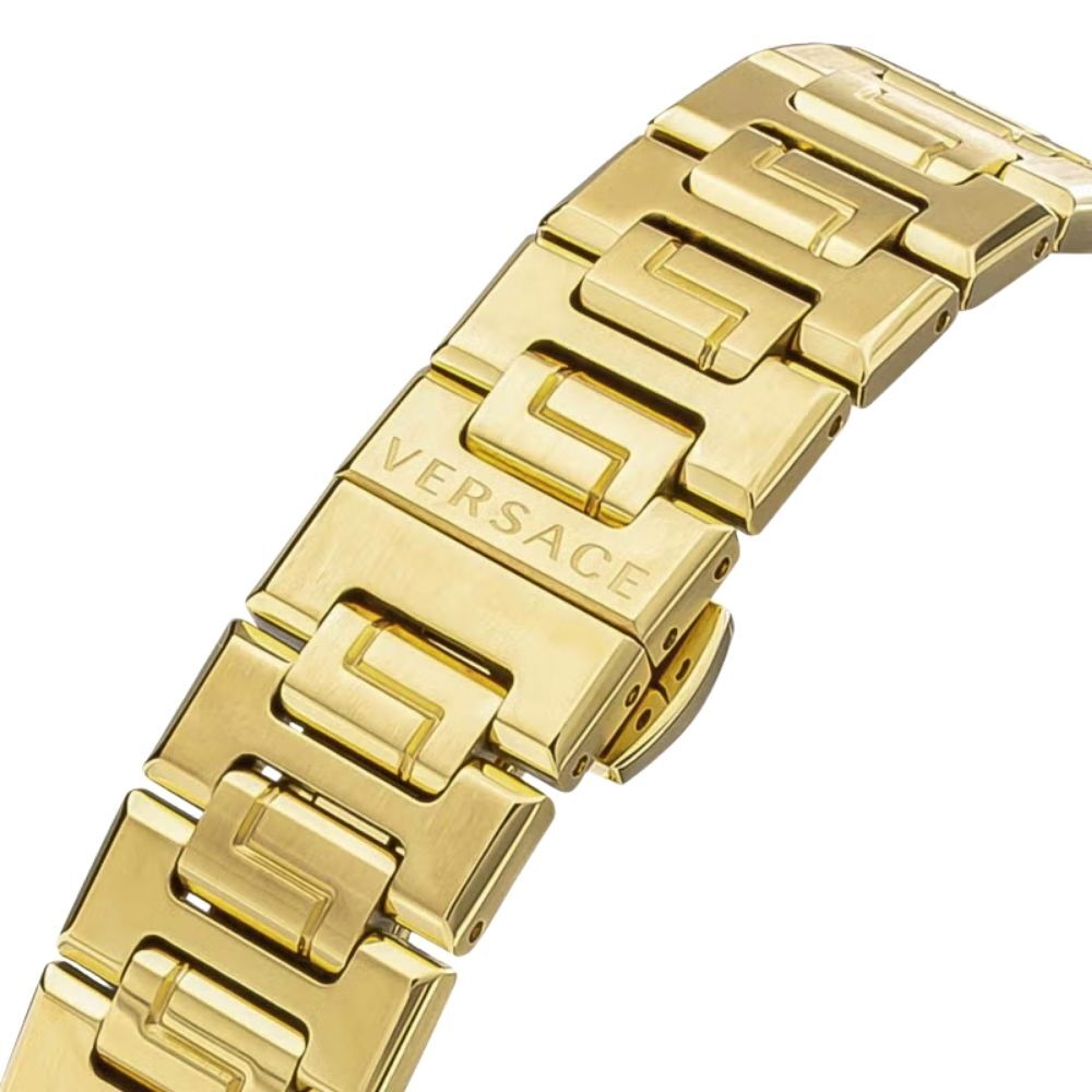 ヴェルサーチェ 腕時計 メンズ レディース ゴールド ブラック 38mm VERSACE DYLOS ディロス スイス製 ユニセックス メンズ腕時計 高級 ブランド おしゃれ プレゼント ギフト 成人 卒業 入学
