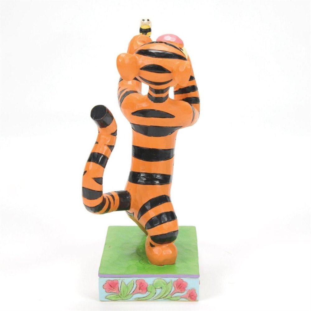 ティガー 蜂とのファイト 13cm くまのプーさん | ディズニー トラディションズ ジムショア グッズ フィギュア 人形 置物 彫刻 Jim Shore 正規輸入品