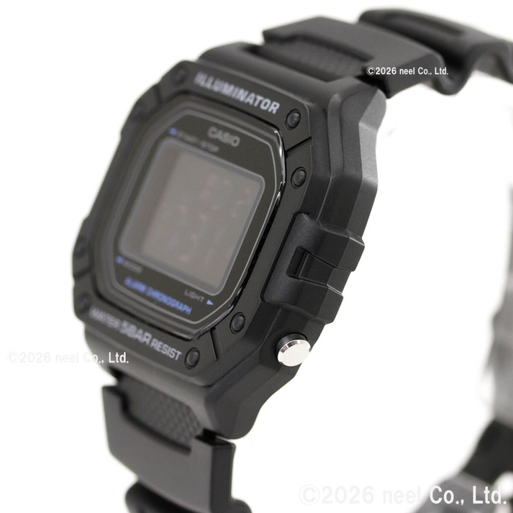 カシオ コレクション CASIO Collection オンライン限定モデル デジタル 腕時計 W-218H-1BJF【2025 新作】