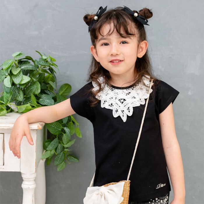 ヘアクリップ リボン かわいい 通販 Rora ルミナ 2個セット 髪留め 髪飾り ヘアアクセサリー 女の子 キッズ 子供 上品 可愛い 結婚式 発表会 七五三 入学式 フォーマル パール 卒園式 簡単クリップ式 キッズファッション